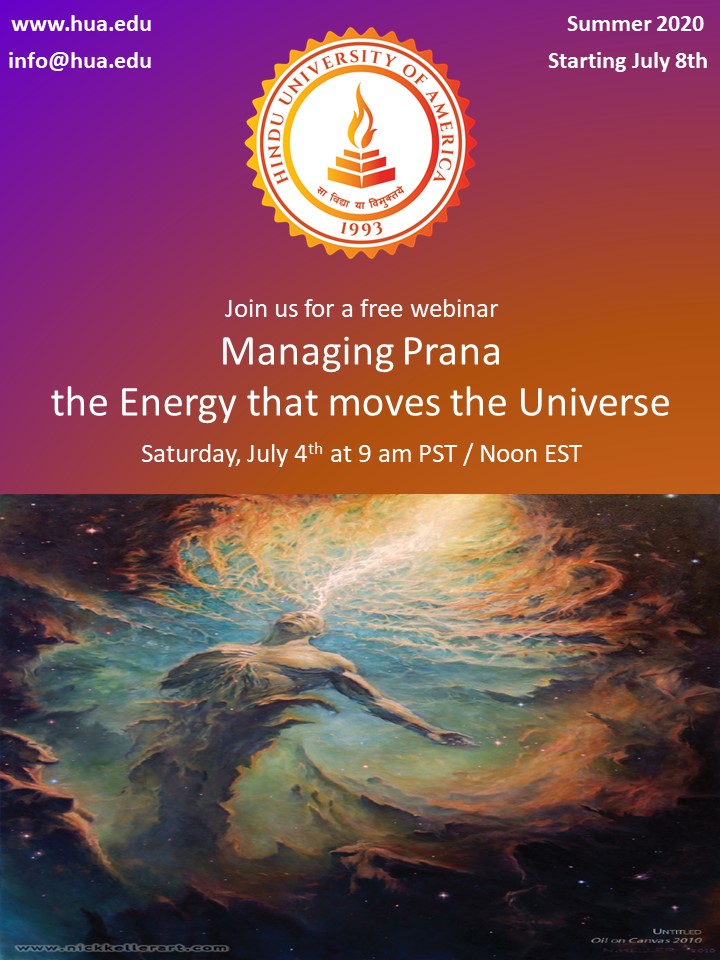 Managing Prana - the Energy that moves the Universe